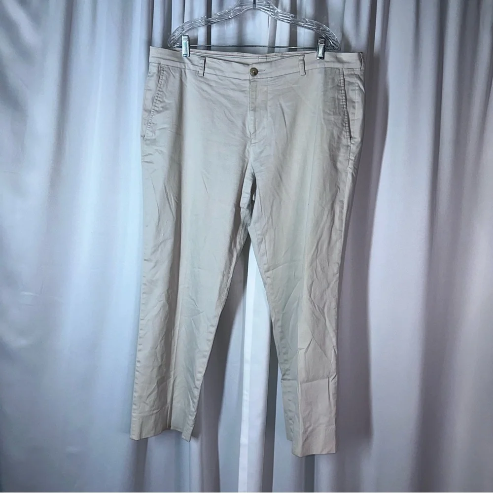 Southern‎ Tide Intercoastal Performance Pants 40x29 Beige 5 Pocket Stretch EUC